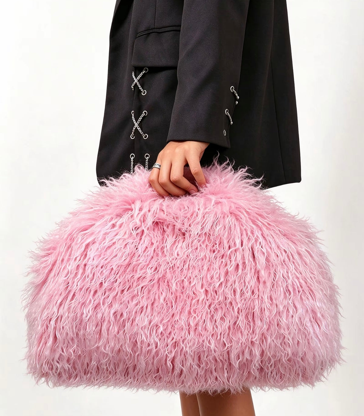 Furry Bag (Light Pink)