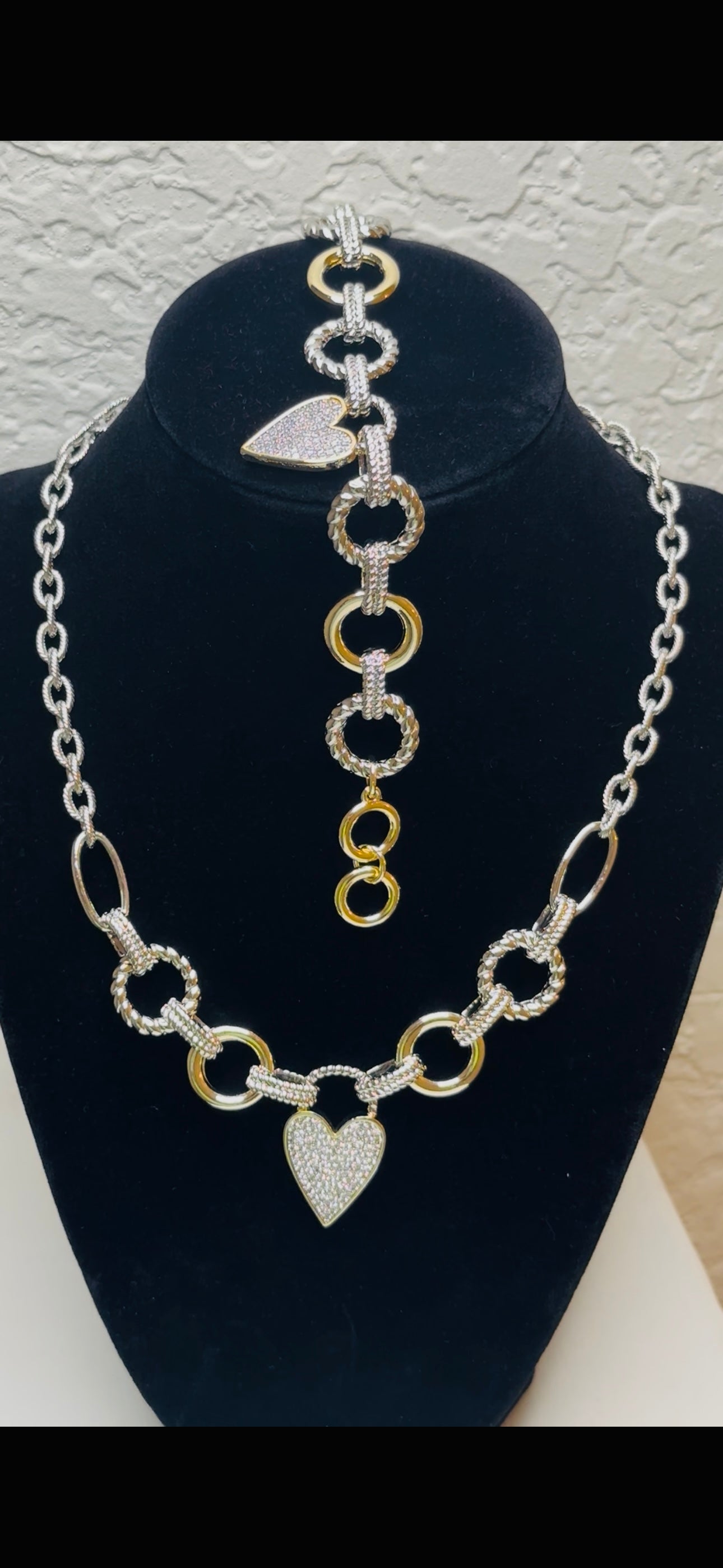 Love You Down (Necklace & Bracelet )