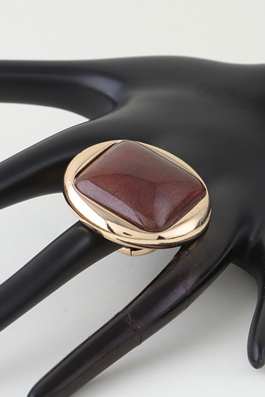 Aura Stone Ring (Brown)