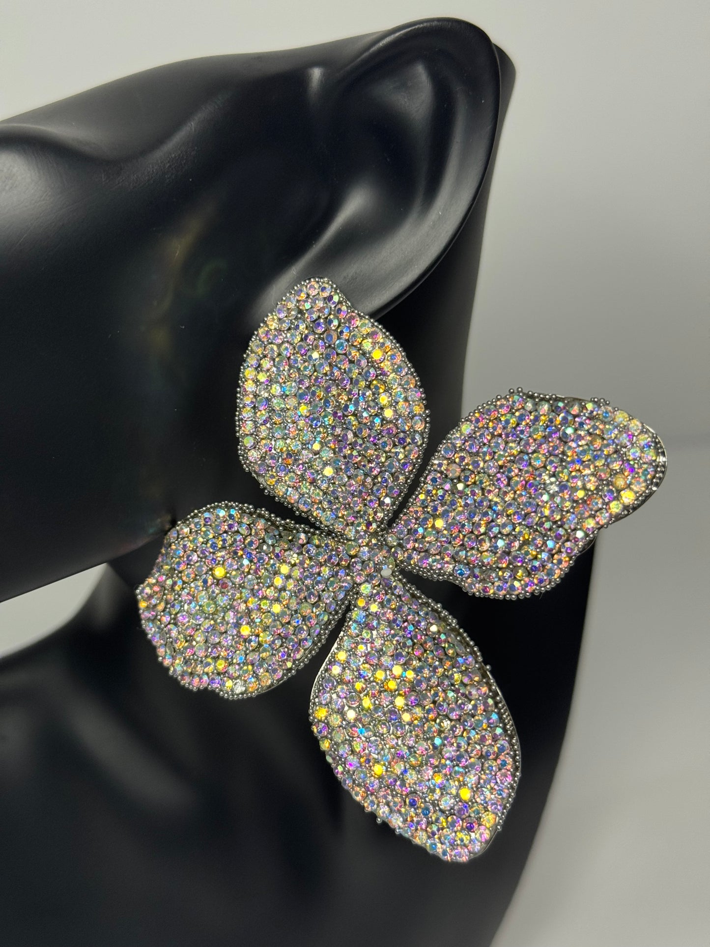 Stone Flower Earrings