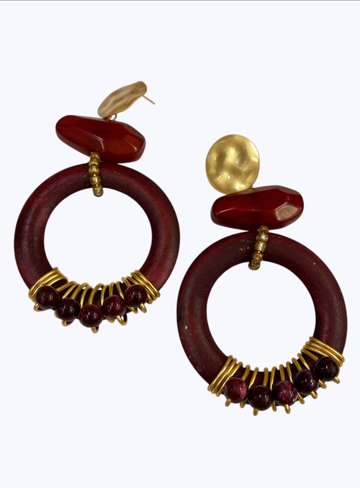 Triple Layered Earrings