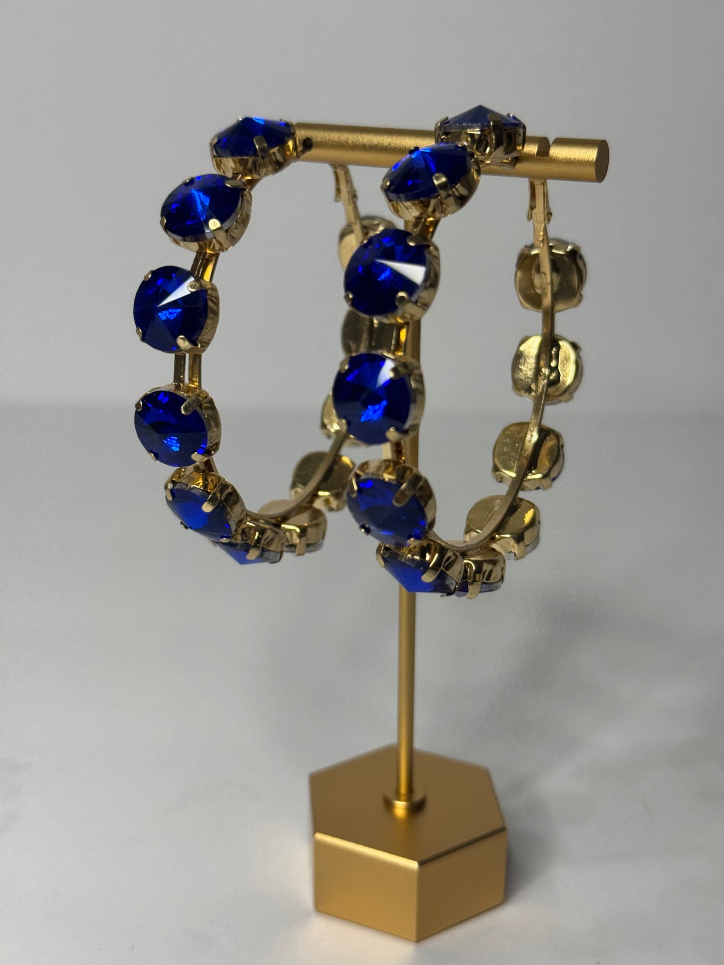 Gem Hoop Earrings