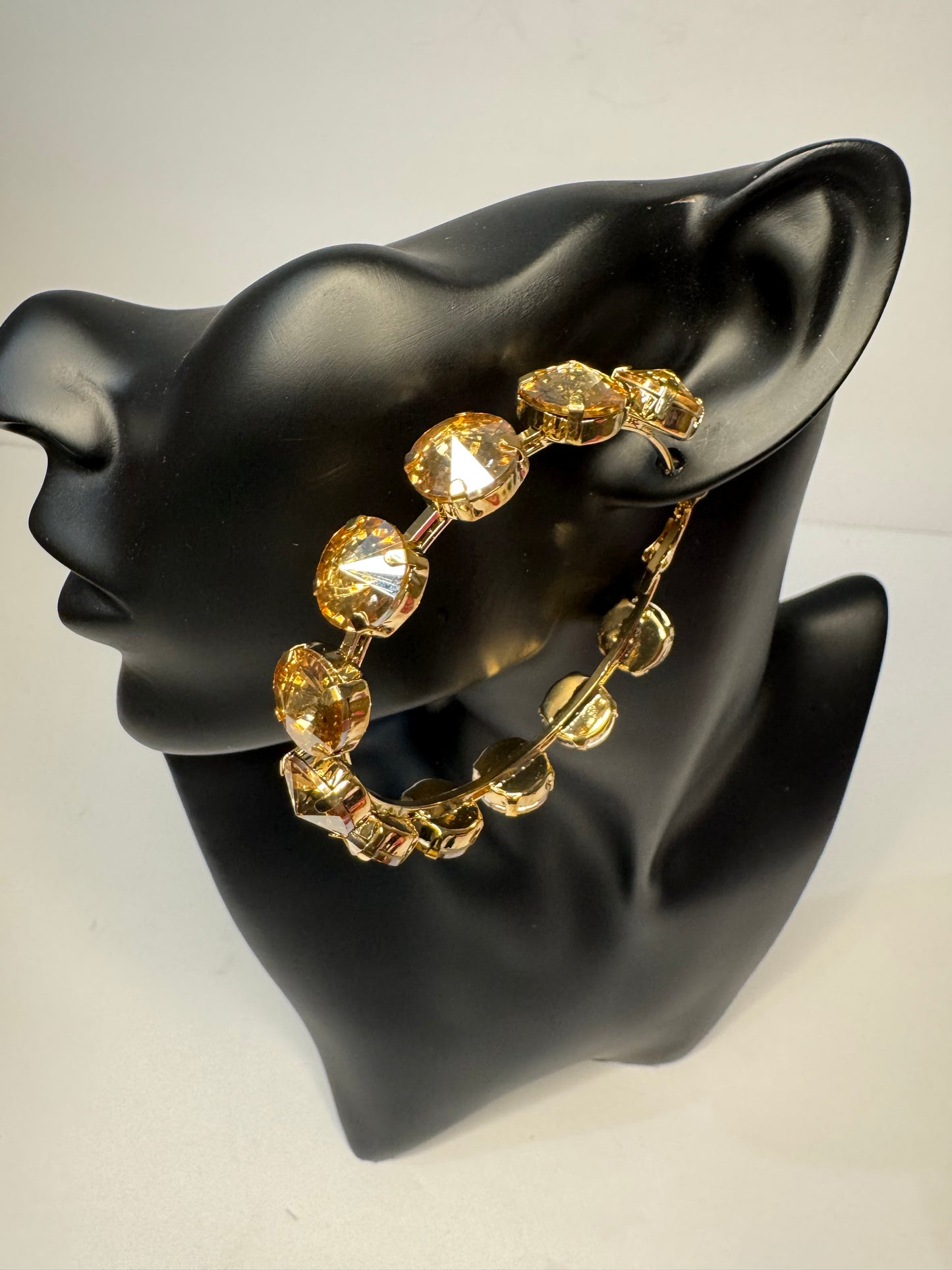 Gem Hoop Earrings