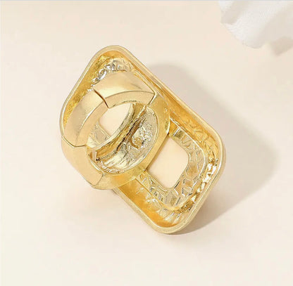 Rectangular Stone Ring