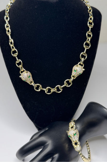Panther Head (Necklace & Bracelet)