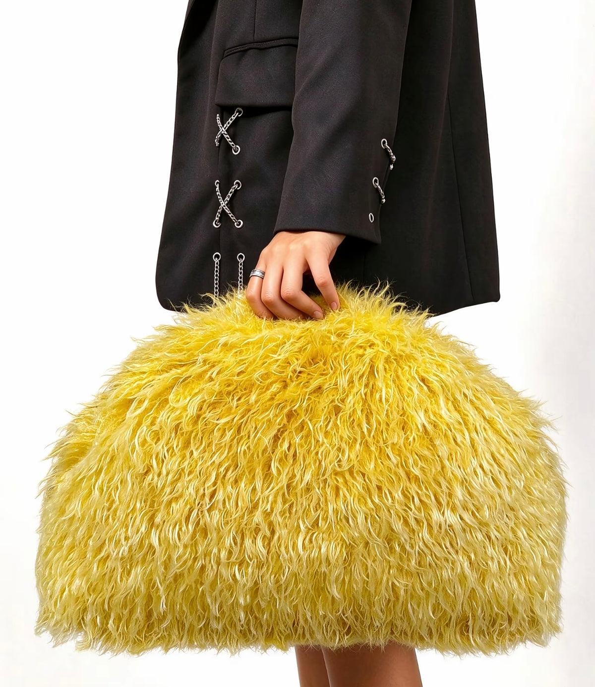 Furry Bag (Yellow)