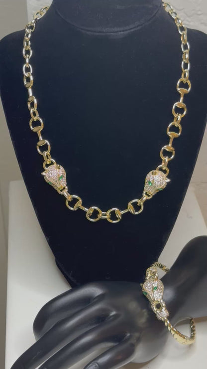 Panther Head (Necklace & Bracelet)