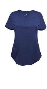 In Too Deep V-Neck Stretch Scrub Top