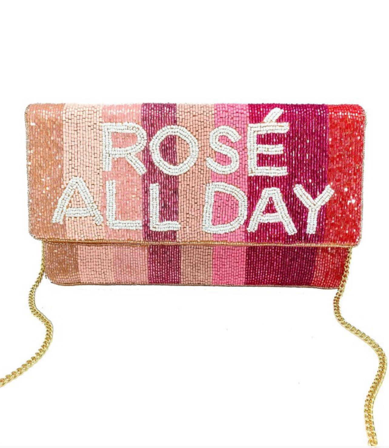 Rose All Day Beaded Clutch