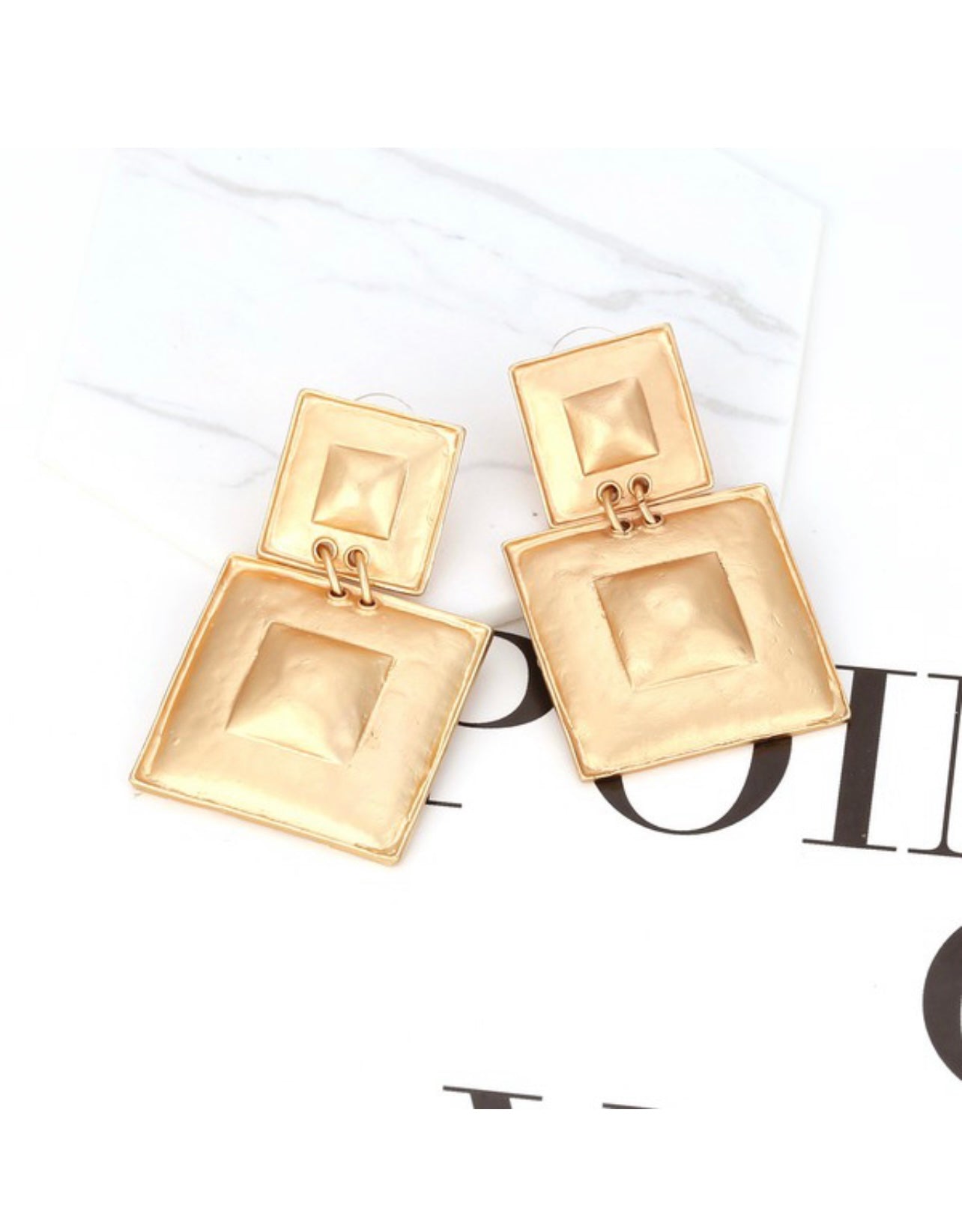 Square Dangle Earrings