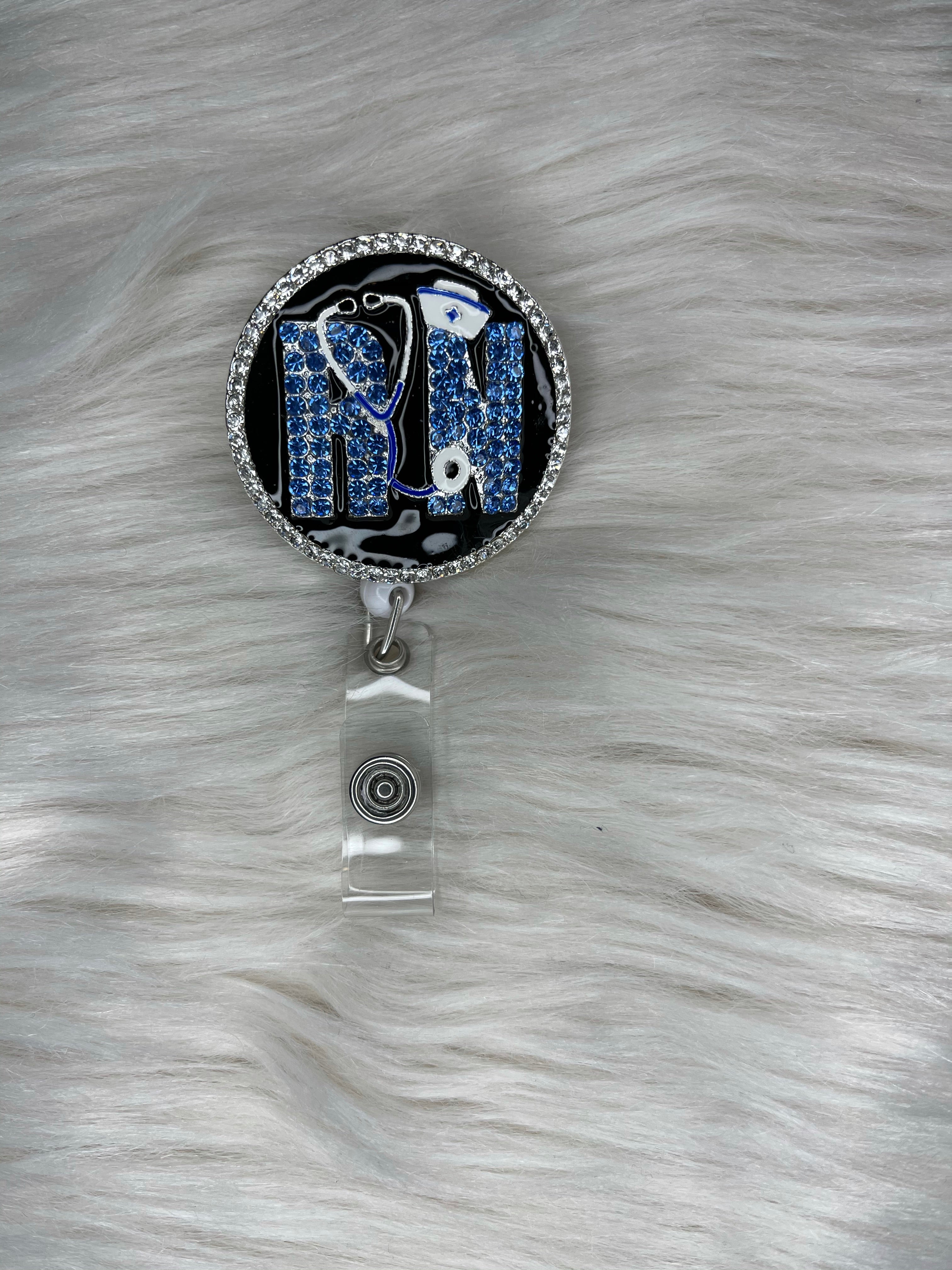 RN Badge Reel (Blue)